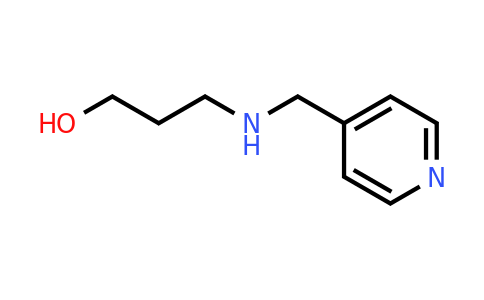 3-[(pyridin-4-ylmethyl)amino]propan-1-ol