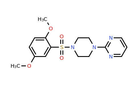 725215-07-6 | 2-(4-((2,5-Dimethoxyphenyl)sulfonyl)piperazin-1-yl)pyrimidine