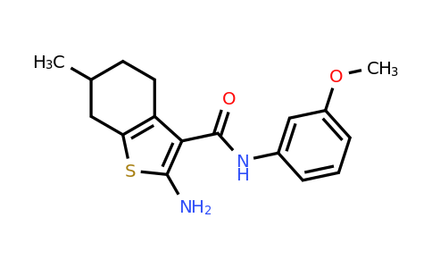 725221-40-9 | 2-Amino-N-(3-methoxyphenyl)-6-methyl-4,5,6,7-tetrahydrobenzo[b]thiophene-3-carboxamide