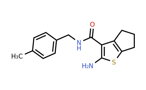 725226-42-6 | 2-Amino-N-(4-methylbenzyl)-5,6-dihydro-4H-cyclopenta[b]thiophene-3-carboxamide