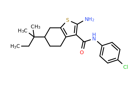725227-04-3 | 2-Amino-N-(4-chlorophenyl)-6-(tert-pentyl)-4,5,6,7-tetrahydrobenzo[b]thiophene-3-carboxamide