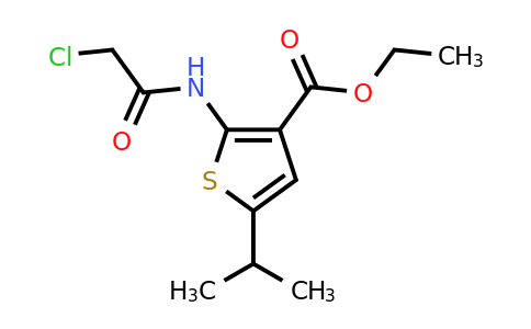 726152-04-1 | Ethyl 2-(2-chloroacetamido)-5-(propan-2-yl)thiophene-3-carboxylate