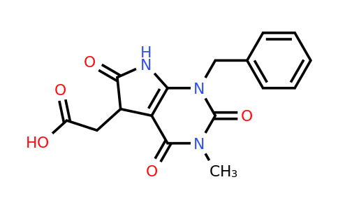 726152-43-8 | 2-{1-benzyl-3-methyl-2,4,6-trioxo-1H,2H,3H,4H,5H,6H,7H-pyrrolo[2,3-d]pyrimidin-5-yl}acetic acid