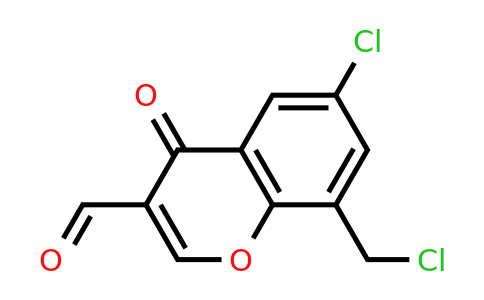 726152-47-2 | 6-Chloro-8-(chloromethyl)-4-oxo-4H-1-benzopyran-3-carboxaldehyde