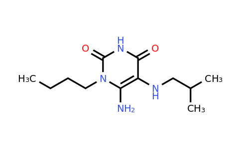 726152-59-6 | 6-Amino-1-butyl-5-[(2-methylpropyl)amino]-1,2,3,4-tetrahydropyrimidine-2,4-dione