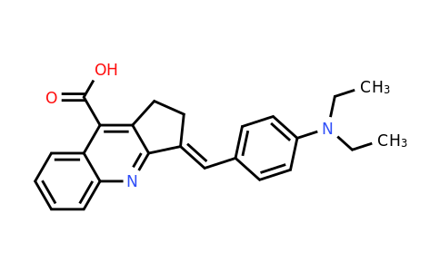 3-{[4-(diethylamino)phenyl]methylidene}-1H,2H,3H-cyclopenta[b]quinoline-9-carboxylic acid
