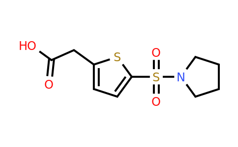 726165-21-5 | 2-[5-(pyrrolidine-1-sulfonyl)thiophen-2-yl]acetic acid