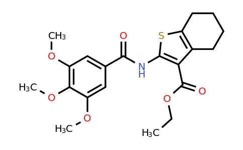 72625-07-1 | Ethyl 2-(3,4,5-trimethoxybenzamido)-4,5,6,7-tetrahydrobenzo[b]thiophene-3-carboxylate