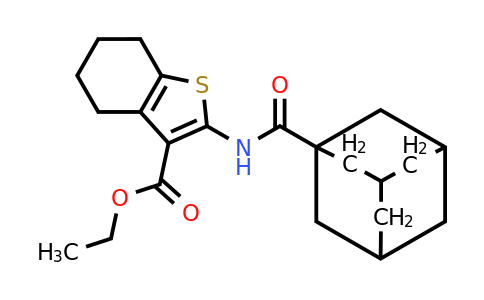 72625-09-3 | Ethyl 2-(adamantane-1-carboxamido)-4,5,6,7-tetrahydrobenzo[b]thiophene-3-carboxylate