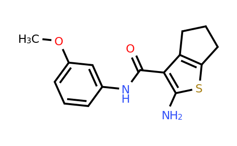 727656-12-4 | 2-Amino-N-(3-methoxyphenyl)-5,6-dihydro-4H-cyclopenta[b]thiophene-3-carboxamide