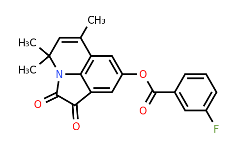 727664-64-4 | 4,4,6-Trimethyl-1,2-dioxo-1,2-dihydro-4H-pyrrolo[3,2,1-ij]quinolin-8-yl 3-fluorobenzoate