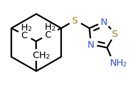 727676-30-4 | 3-(Tricyclo[3.3.1.13,7]dec-1-ylthio)-1,2,4-thiadiazol-5-amine