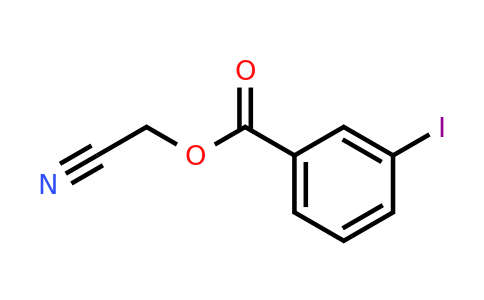 727698-39-7 | Cyanomethyl 3-iodobenzoate