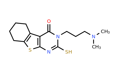 727702-60-5 | 3-(3-(Dimethylamino)propyl)-2-mercapto-5,6,7,8-tetrahydrobenzo[4,5]thieno[2,3-d]pyrimidin-4(3h)-one