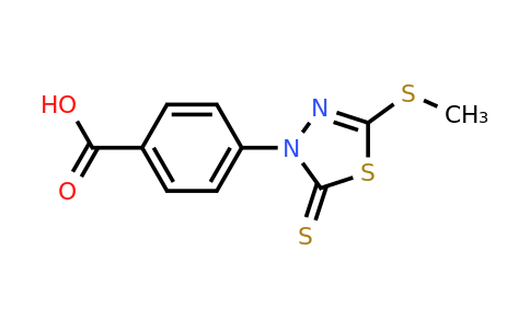 727704-72-5 | 4-[5-(Methylthio)-2-thioxo-1,3,4-thiadiazol-3(2H)-yl]benzoic acid