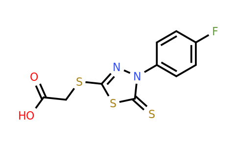 727704-74-7 | 2-[[4-(4-Fluorophenyl)-4,5-dihydro-5-thioxo-1,3,4-thiadiazol-2-yl]thio]acetic acid