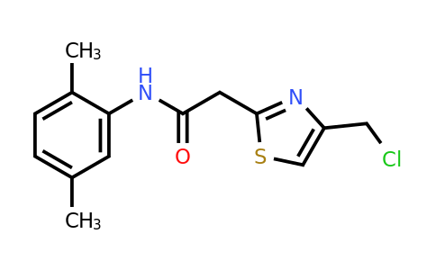 2-(4-(Chloromethyl)thiazol-2-yl)-N-(2,5-dimethylphenyl)acetamide