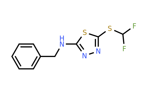 727717-93-3 | 5-[(Difluoromethyl)thio]-N-(phenylmethyl)-1,3,4-thiadiazol-2-amine