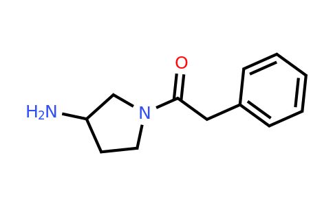 1-(3-Aminopyrrolidin-1-yl)-2-phenylethan-1-one