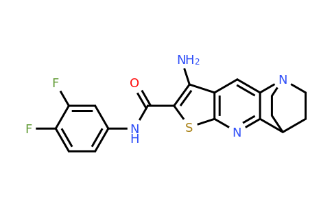 728003-23-4 | 8-Amino-N-(3,4-difluorophenyl)-3,4-dihydro-2H-1,4-ethanothieno[2,3-b][1,5]naphthyridine-7-carboxamide