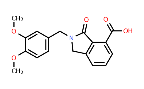 728024-39-3 | 2-(3,4-Dimethoxybenzyl)-3-oxoisoindoline-4-carboxylic acid