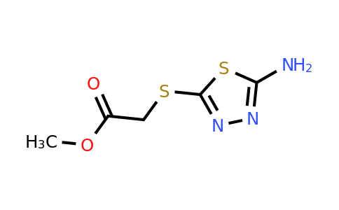 72836-12-5 | 2-[(5-amino-1,3,4-thiadiazol-2-yl)thio]-Acetic acid methyl ester (ACI)