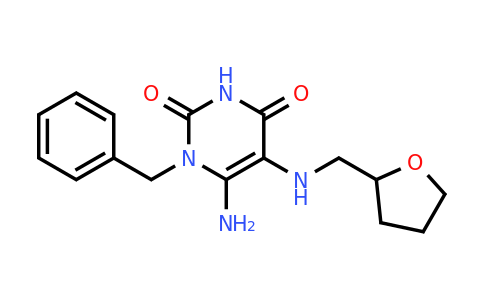 728898-91-7 | 6-Amino-1-(phenylmethyl)-5-[[(tetrahydro-2-furanyl)methyl]amino]-2,4(1H,3H)-pyrimidinedione