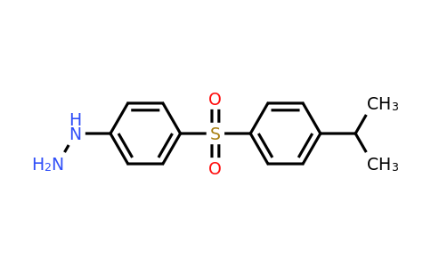 728899-40-9 | {4-[4-(propan-2-yl)benzenesulfonyl]phenyl}hydrazine