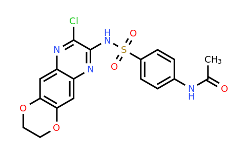 728924-41-2 | N-[4-[[(8-Chloro-2,3-dihydro-1,4-dioxino[2,3-g]quinoxalin-7-yl)amino]sulfonyl]phenyl]acetamide