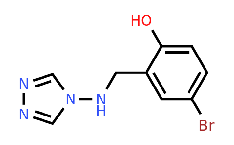 2-(((4H-1,2,4-triazol-4-yl)amino)methyl)-4-bromophenol