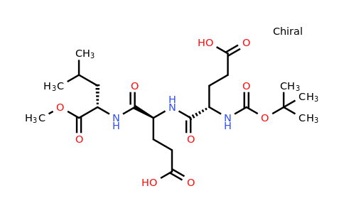 (S)-4-((tert-Butoxycarbonyl)amino)-5-(((S)-4-carboxy-1-(((S)-1-methoxy-4-methyl-1-oxopentan-2-yl)amino)-1-oxobutan-2-yl)amino)-5-oxopentanoic acid