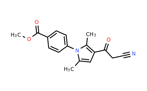 Methyl 4-[3-(2-cyanoacetyl)-2,5-dimethyl-1H-pyrrol-1-yl]benzoate
