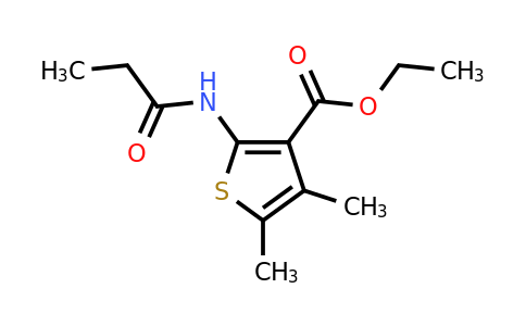 72965-17-4 | Ethyl 4,5-dimethyl-2-propionamidothiophene-3-carboxylate