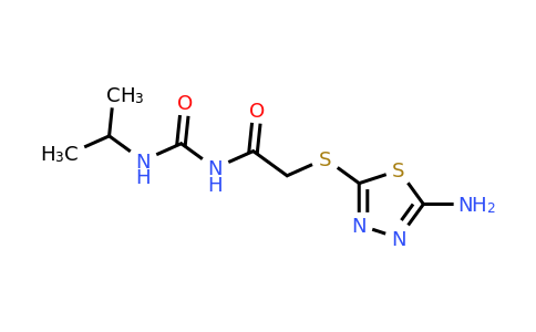 730255-51-3 | 2-((5-Amino-1,3,4-thiadiazol-2-yl)thio)-N-(isopropylcarbamoyl)acetamide