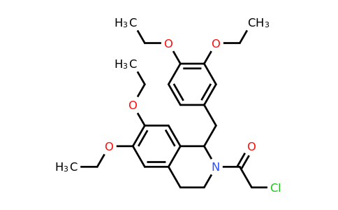 2-Chloro-1-[1-[(3,4-diethoxyphenyl)methyl]-6,7-diethoxy-3,4-dihydro-2(1H)-isoquinolinyl]ethanone
