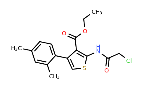 730949-64-1 | Ethyl 2-(2-chloroacetamido)-4-(2,4-dimethylphenyl)thiophene-3-carboxylate