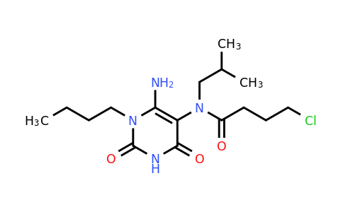 730949-93-6 | n-(6-Amino-1-butyl-2,4-dioxo-1,2,3,4-tetrahydropyrimidin-5-yl)-4-chloro-N-isobutylbutanamide
