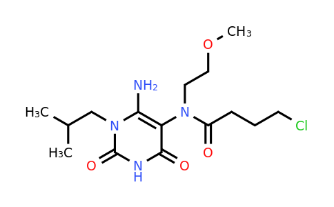 730949-94-7 | N-[6-Amino-1,2,3,4-tetrahydro-1-(2-methylpropyl)-2,4-dioxo-5-pyrimidinyl]-4-chloro-N-(2-methoxyethyl)butanamide