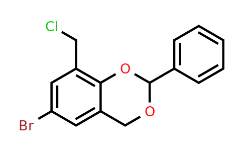 730950-04-6 | 6-Bromo-8-(chloromethyl)-2-phenyl-4h-benzo[d][1,3]dioxine