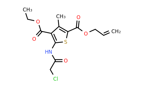 730951-35-6 | 4-Ethyl 2-(2-propen-1-yl) 5-[(2-chloroacetyl)amino]-3-methyl-2,4-thiophenedicarboxylate