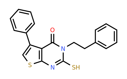730976-55-3 | 2-Mercapto-3-phenethyl-5-phenylthieno[2,3-d]pyrimidin-4(3h)-one