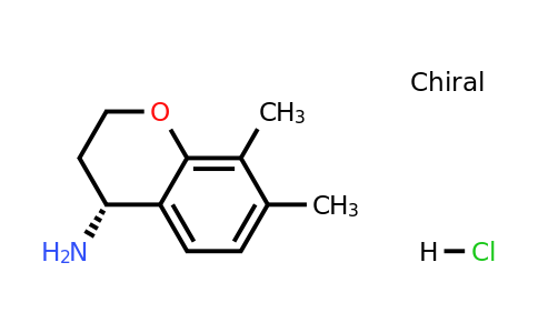 730980-50-4 | (4r)-7,8-Dimethyl-3,4-dihydro-2h-1-benzopyran-4-amine hydrochloride