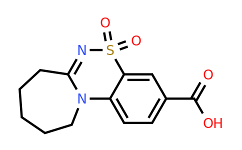 730992-36-6 | 7H-Azepino[2,1-c][1,2,4]benzothiadiazine-3-carboxylic acid, 8,9,10,11-tetrahydro-, 5,5-dioxide
