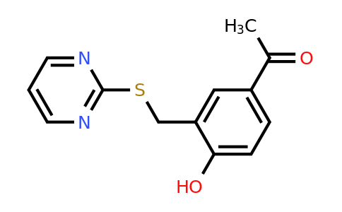 730992-37-7 | 1-[4-Hydroxy-3-[(2-pyrimidinylthio)methyl]phenyl]ethanone