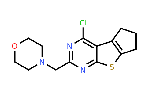 730997-86-1 | 4-Chloro-6,7-dihydro-2-(4-morpholinylmethyl)-5H-cyclopenta[4,5]thieno[2,3-d]pyrimidine