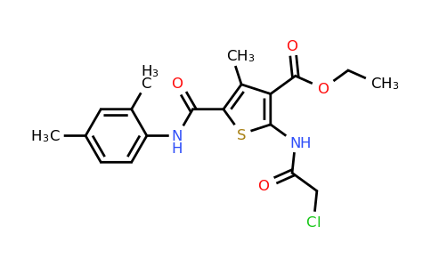 731011-92-0 | Ethyl 2-(2-chloroacetamido)-5-[(2,4-dimethylphenyl)carbamoyl]-4-methylthiophene-3-carboxylate