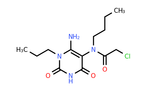 731011-95-3 | n-(6-Amino-2,4-dioxo-1-propyl-1,2,3,4-tetrahydropyrimidin-5-yl)-n-butyl-2-chloroacetamide