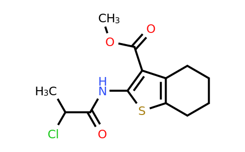 731012-07-0 | Methyl 2-(2-chloropropanamido)-4,5,6,7-tetrahydrobenzo[b]thiophene-3-carboxylate