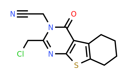 731795-75-8 | 2-[5-(chloromethyl)-3-oxo-8-thia-4,6-diazatricyclo[7.4.0.0,2,7]trideca-1(9),2(7),5-trien-4-yl]acetonitrile