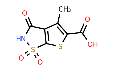 731802-17-8 | 4-Methyl-1,1,3-trioxothieno[3,2-d][1,2]thiazole-5-carboxylic acid